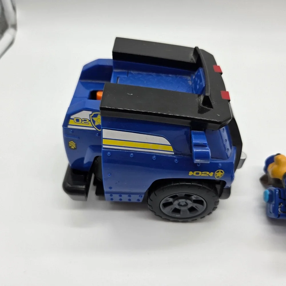 Paw Patrol Police Cruiser Toy Vehicle Kids OS Blue Chase Figures Set‎